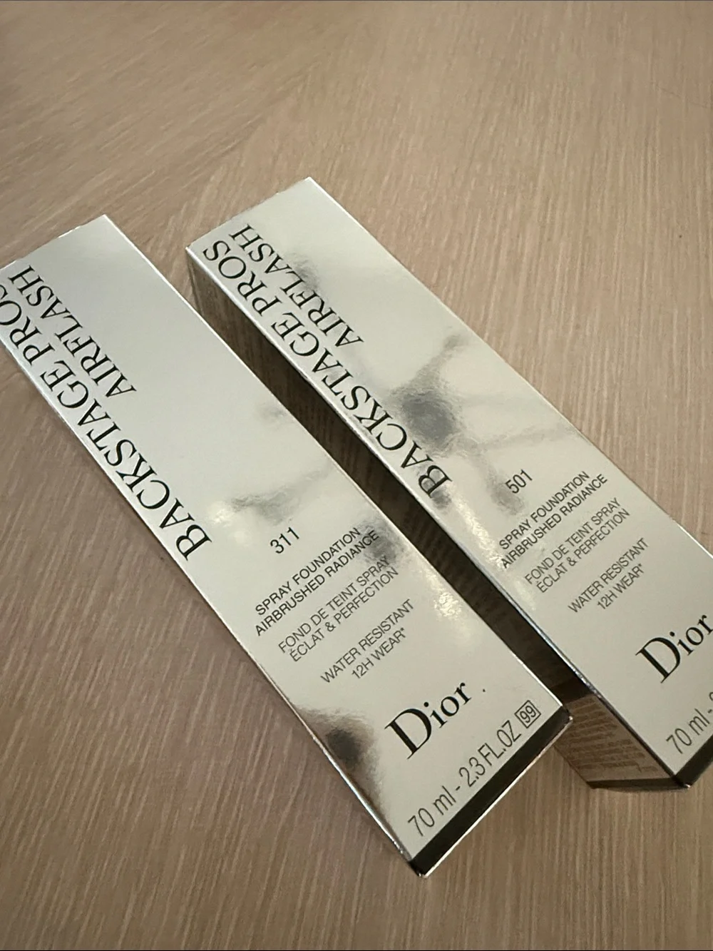 New authentic DIOR BACKSTAGE PROS AIRFLASH spray foundation 311 501